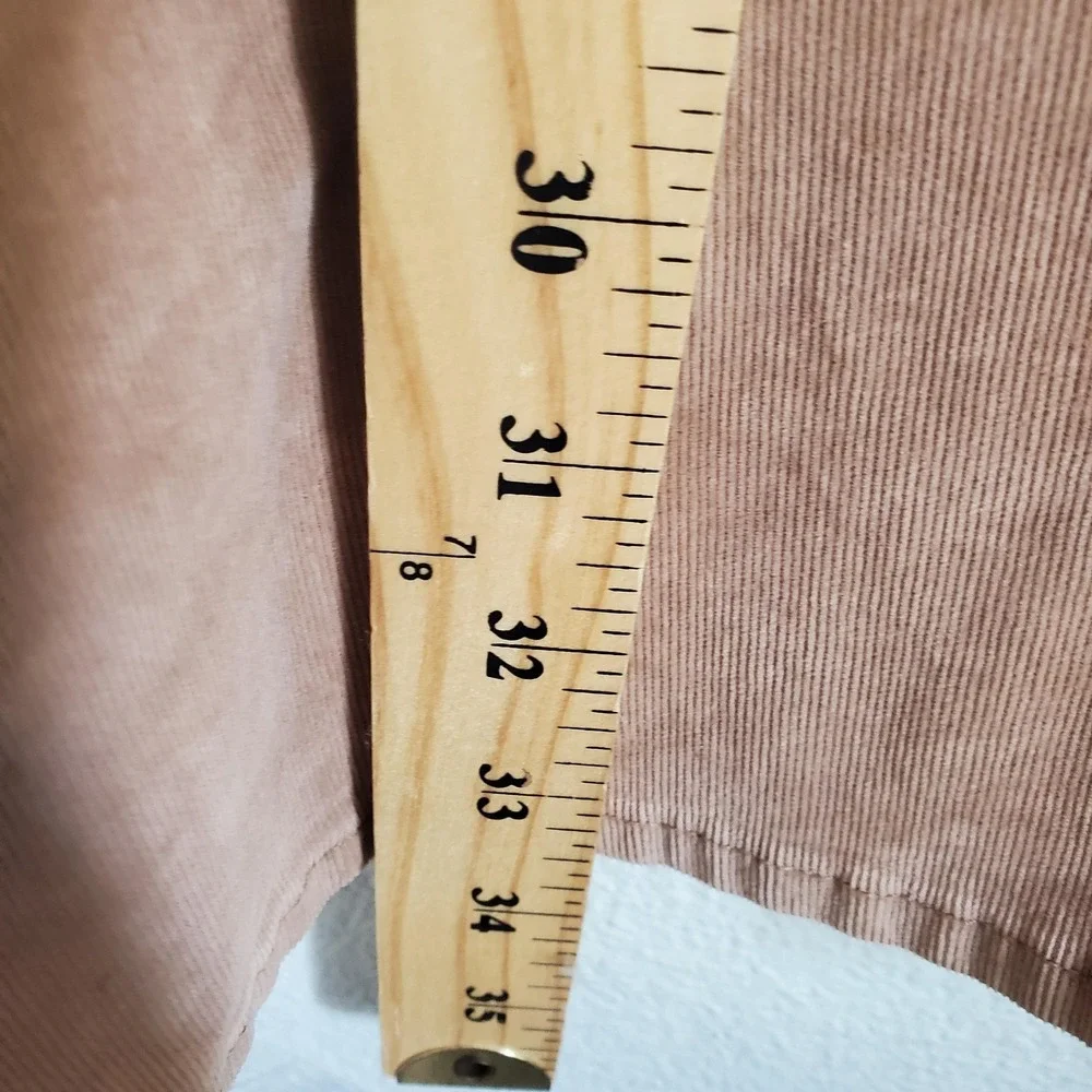 Free People Pants Jayde Women 29 Beige Corduroy Flare High Rise Boho‎ Festival